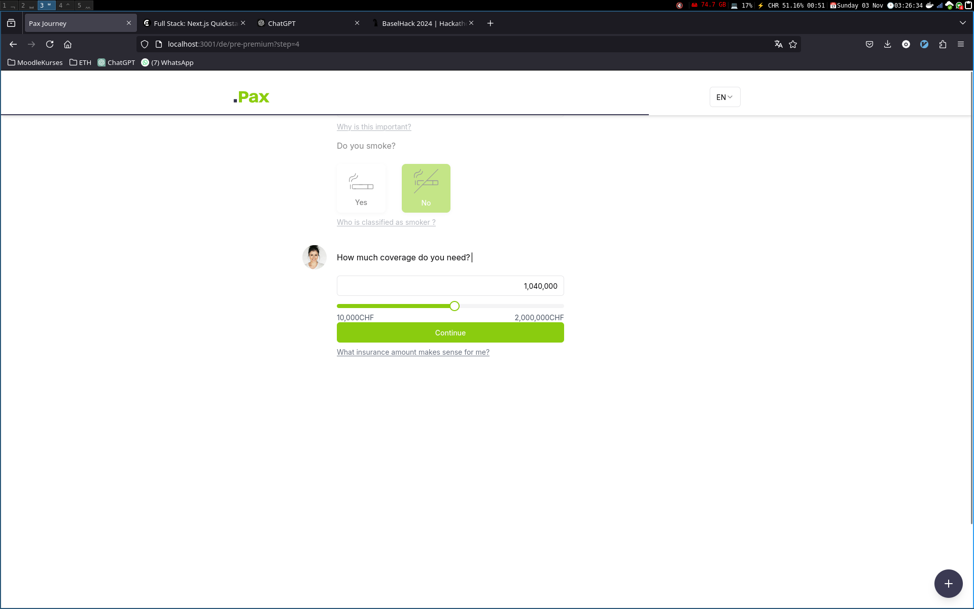 Chat Interface